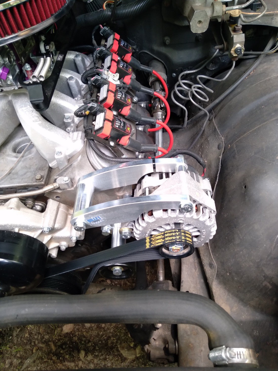 LS Alternator Only Bracket Type 1 Billet Speed
