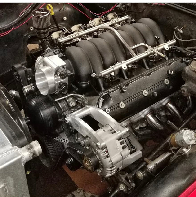 LS Alternator Only Bracket Type 1 Billet Speed