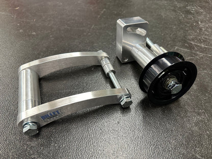 LS Alternator Bracket Type 2 by Billet Speed  With Billet Idler Pulley