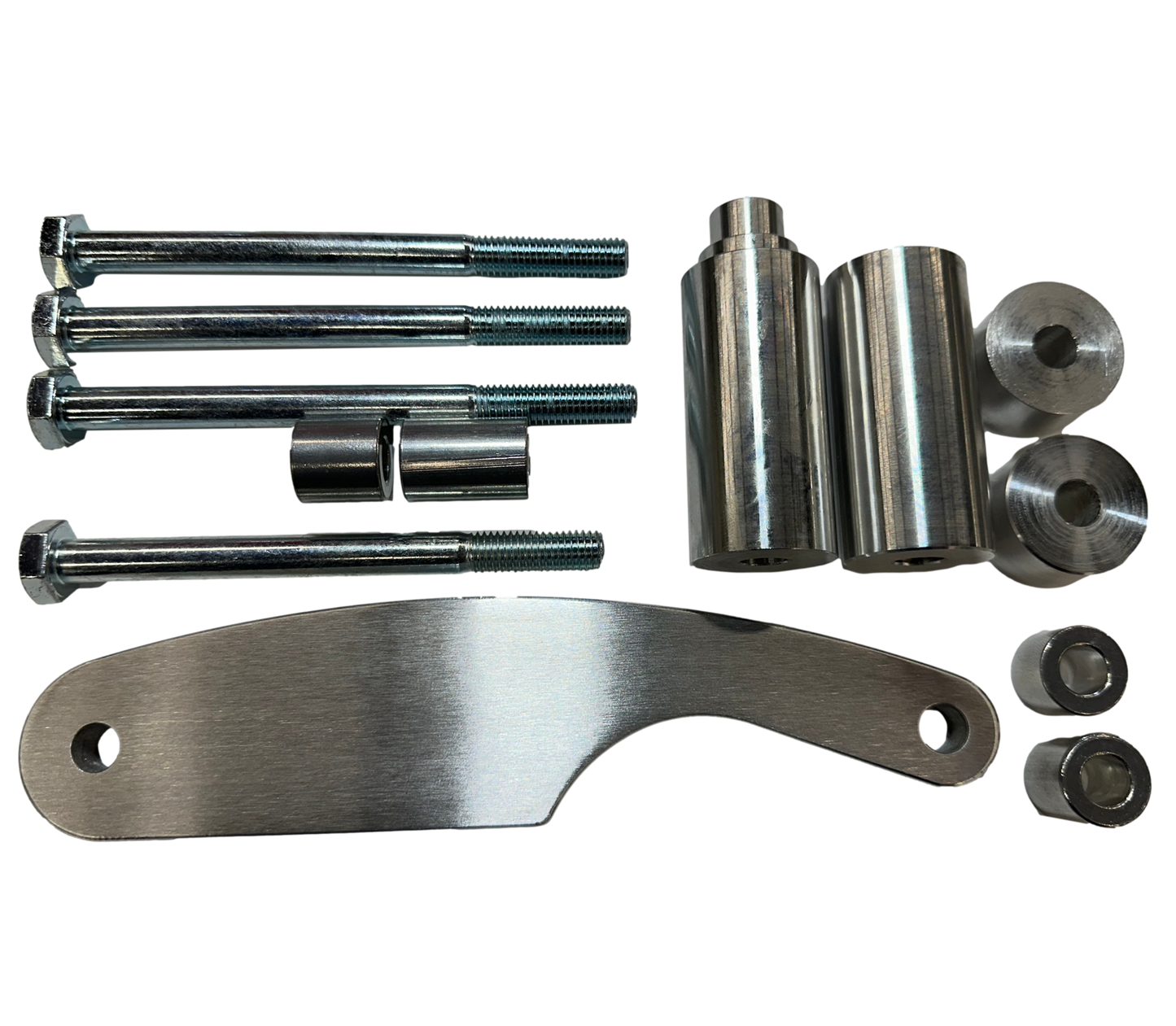 Spacers, Bolts, Parts for Balancer Spacing Change, LS Alternator Bracket